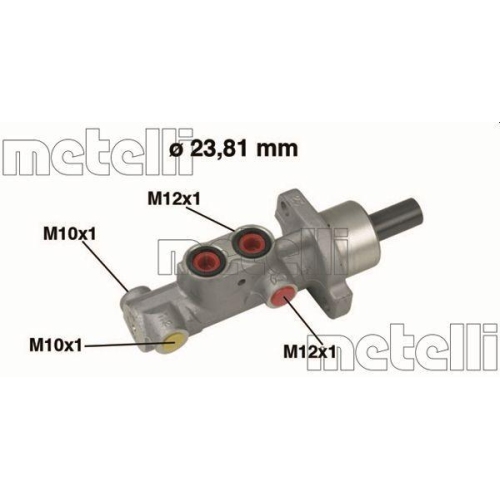 Hauptbremszylinder Metelli 05-0631 f&uuml;r Citro&euml;n Peugeot