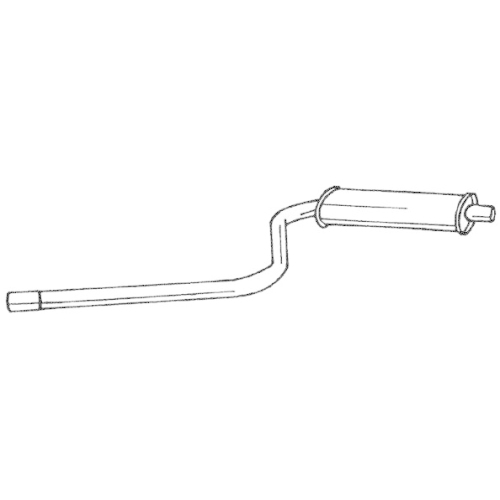 Mittelschalld&auml;mpfer Sigam 12440 f&uuml;r Fiat Mitte