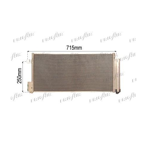 Condenser Air Conditioning Frigair 0804.2062 for Alfarome/fiat/lanci
