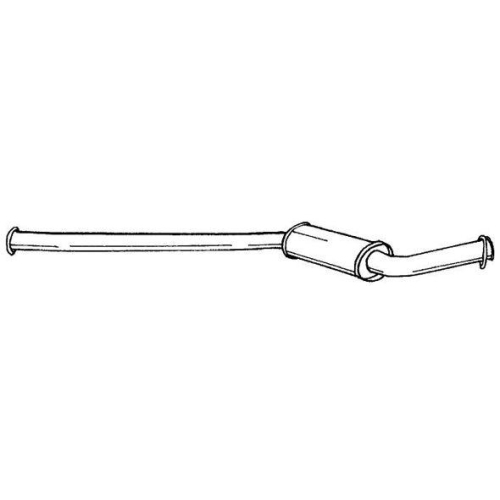 Mittelschalld&auml;mpfer Sigam 12446 f&uuml;r Fiat Lancia Mitte
