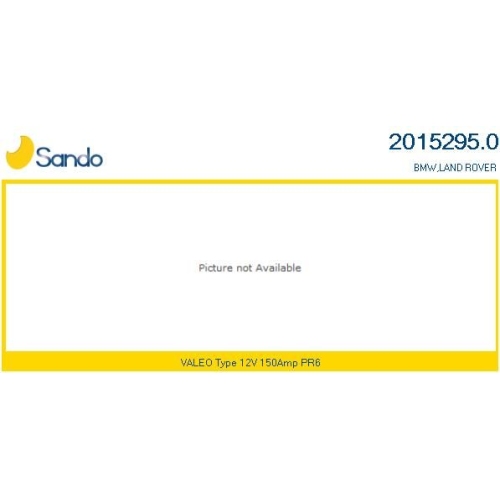 Generator Sando 2015295.0 f&uuml;r Bmw Rover Mini