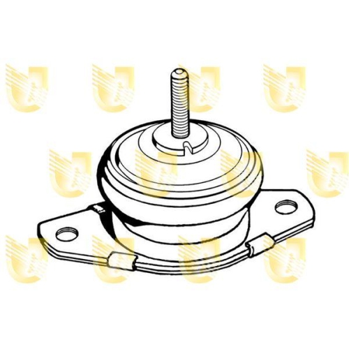 Lagerung Motor Unigom 395358 für Fiat Lancia Hinten