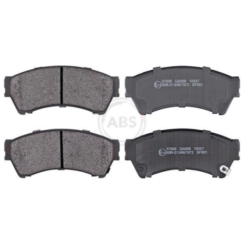 Bremsbelagsatz Scheibenbremse A.b.s. 37668 f&uuml;r Mazda Ford Usa Vorderachse