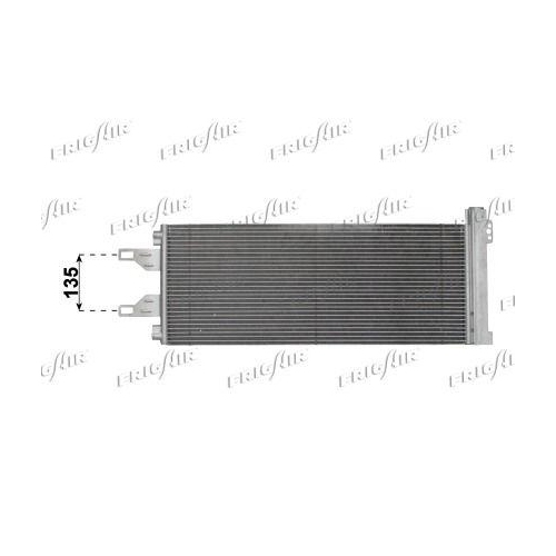 Kondensator Klimaanlage Frigair 0804.2064 für Chevrolet Alfarome/fiat/lanci