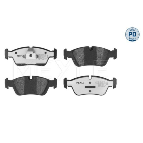 Bremsbelagsatz Scheibenbremse Meyle 0252328717PD f&uuml;r Bmw Vorderachse