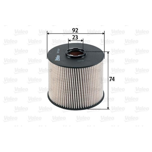 Kraftstofffilter Valeo 587927 f&uuml;r Citro&euml;n Fiat Ford Peugeot Toyota DS