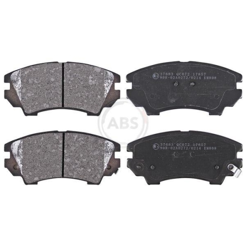 Bremsbelagsatz Scheibenbremse A.b.s. 37683 f&uuml;r Opel Saab Vauxhall Chevrolet