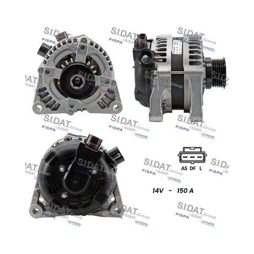 Generator Sidat A12DE0030 f&uuml;r Alfa Romeo Fiat Ford Lancia