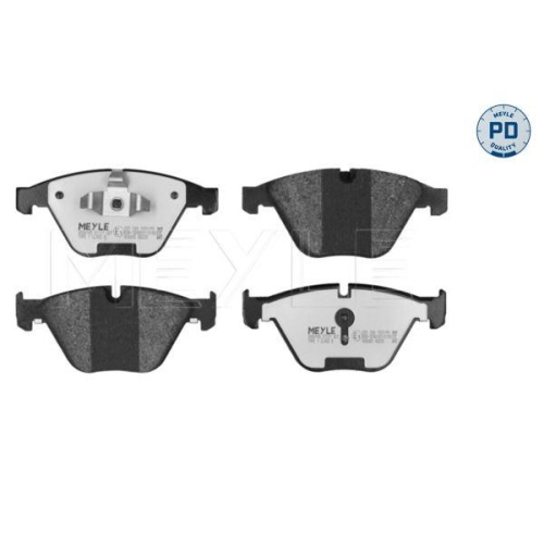 Bremsbelagsatz Scheibenbremse Meyle 0252331320PD f&uuml;r Bmw Vorderachse