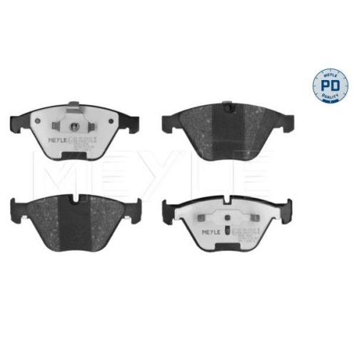 Bremsbelagsatz Scheibenbremse Meyle 0252334720PD f&uuml;r Bmw Vorderachse