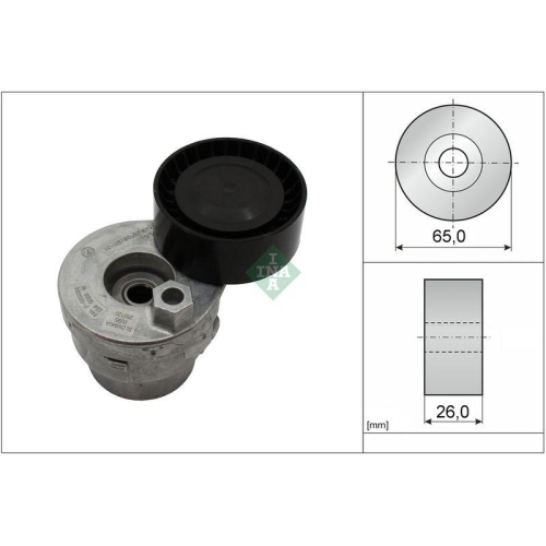 Riemenspanner Keilrippenriemen Schaeffler Ina 534 0269 10 für Nissan Renault
