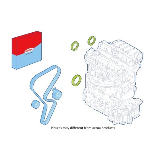 Wellendichtringsatz Motor Corteco 289117 f&uuml;r Riemenscheibenseitig