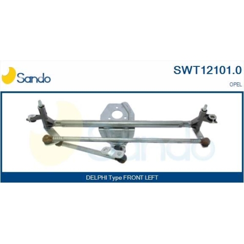 Wischergestänge Sando SWT12101.0 für Opel Vorne