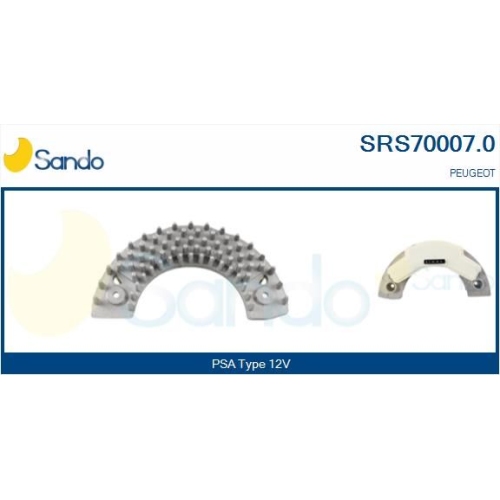 Widerstand Innenraumgebl&auml;se Sando SRS70007.0 f&uuml;r Citro&euml;n/peugeot