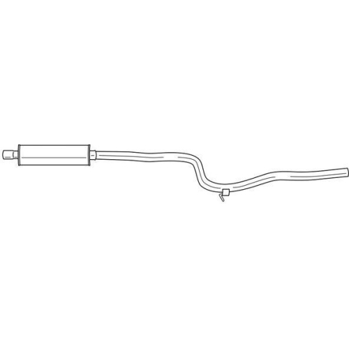 Mittelschalld&auml;mpfer Sigam 12471 f&uuml;r Fiat Mitte