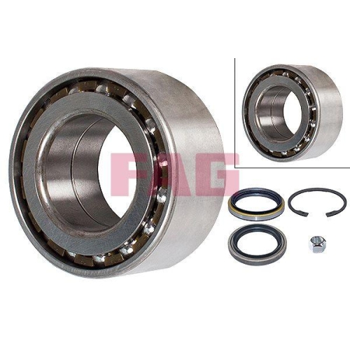 Radlagersatz Schaeffler Fag 713 6190 90 f&uuml;r Mitsubishi Vorderachse