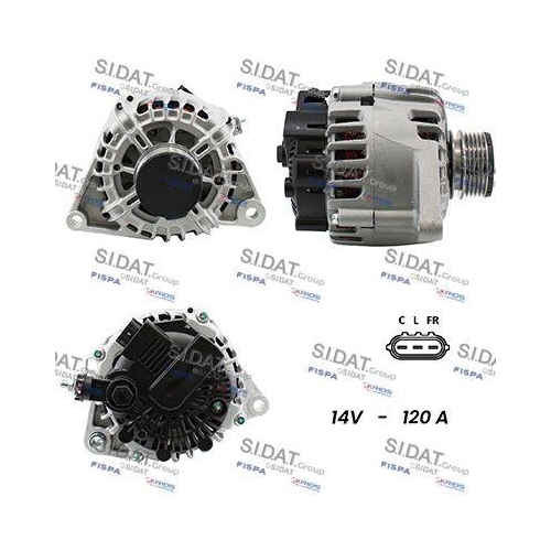 Generator Sidat A12VA0526A2 für Hyundai Kia