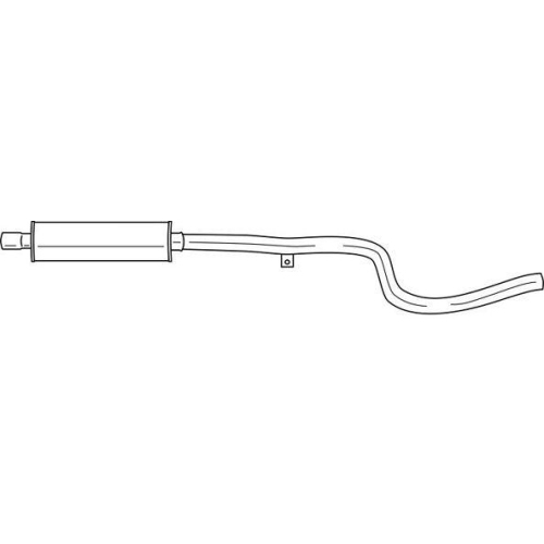 Mittelschalld&auml;mpfer Sigam 12489 f&uuml;r Fiat Mitte
