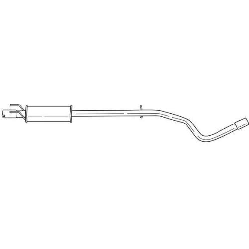 Mittelschalldämpfer Sigam 12493 für Fiat