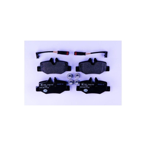 Bremsbelagsatz Scheibenbremse Hella 8DB 355 010-661 f&uuml;r Mercedes Benz Evobus