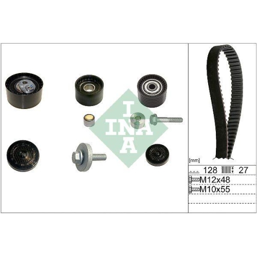 Zahnriemensatz Schaeffler Ina 530 0637 10 f&uuml;r Renault Dacia
