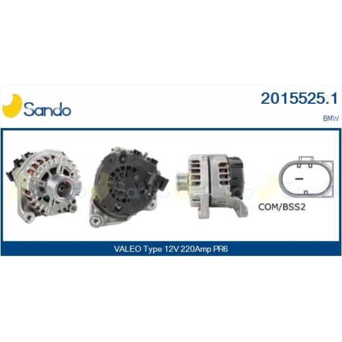 Generator Sando 2015525.1 f&uuml;r Bmw