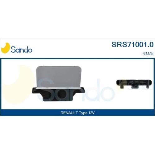 Widerstand Innenraumgebl&auml;se Sando SRS71001.0 f&uuml;r Nissan