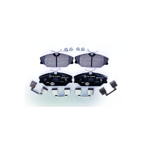 Bremsbelagsatz Scheibenbremse Hella 8DB 355 019-391 f&uuml;r Renault Amc Vorderachse
