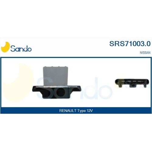 Widerstand Innenraumgebl&auml;se Sando SRS71003.0 f&uuml;r Nissan