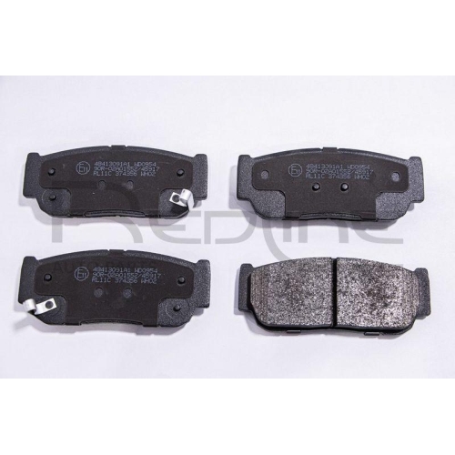 Bremsbelagsatz Scheibenbremse Red-line 27SS016 f&uuml;r Ssangyong Hinterachse