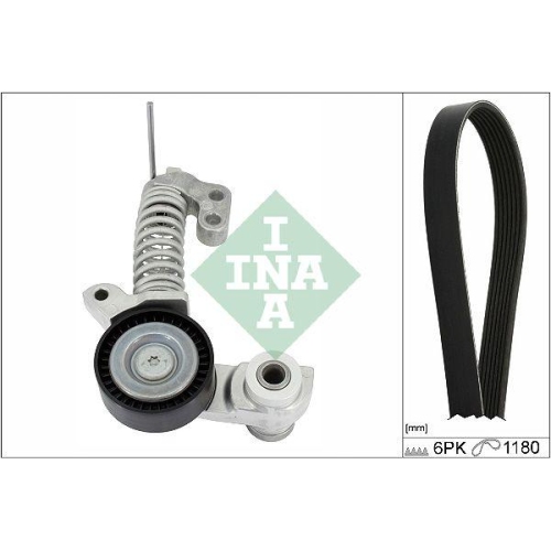 Keilrippenriemensatz Schaeffler Ina 529 0374 10 f&uuml;r Volvo