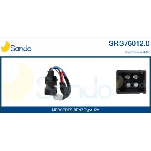 Widerstand Innenraumgebl&auml;se Sando SRS76012.0 f&uuml;r Mercedes Benz Mercedes Benz