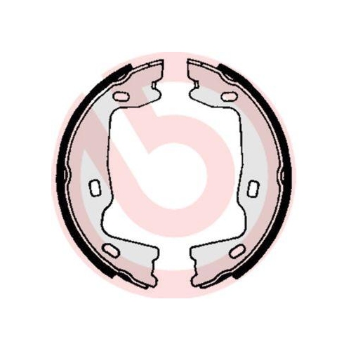 Bremsbackensatz Feststellbremse Brembo S59521 Essential Line f&uuml;r Opel Saab