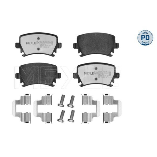 Bremsbelagsatz Scheibenbremse Meyle 0252391417PD f&uuml;r Audi Seat Skoda VW