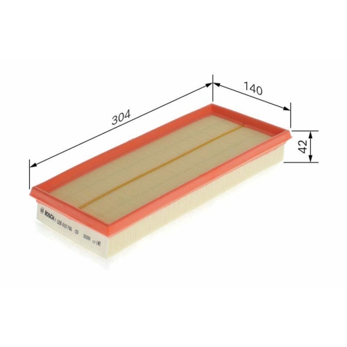 Luftfilter Bosch F026400746 f&uuml;r Subaru Toyota
