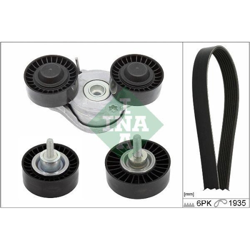 Keilrippenriemensatz Schaeffler Ina 529 0426 10 f&uuml;r Jaguar Land Rover