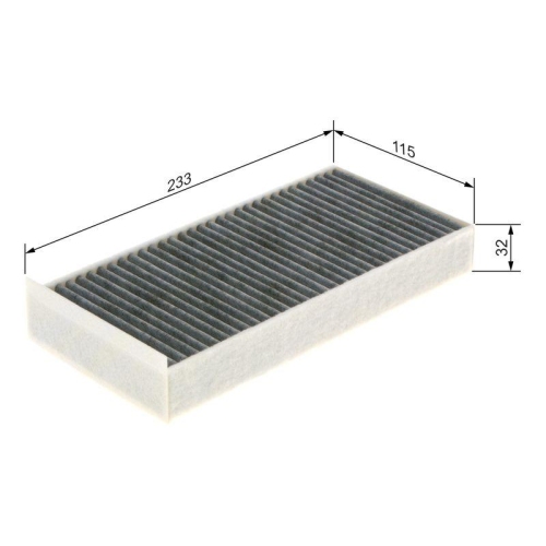 Filter Innenraumluft Bosch 1987435582 f&uuml;r Bmw Mini