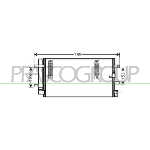 Kondensator Klimaanlage Prasco AD024C001 Aq für Audi