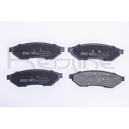 Bremsbelagsatz Scheibenbremse Red-line 27CV026 f&uuml;r Chevrolet Hinterachse