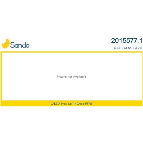 Generator Sando 2015577.1 für Seat Skoda VW Vag