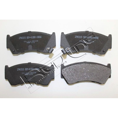 Bremsbelagsatz Scheibenbremse Red-line 27NI015 f&uuml;r Nissan Vorderachse