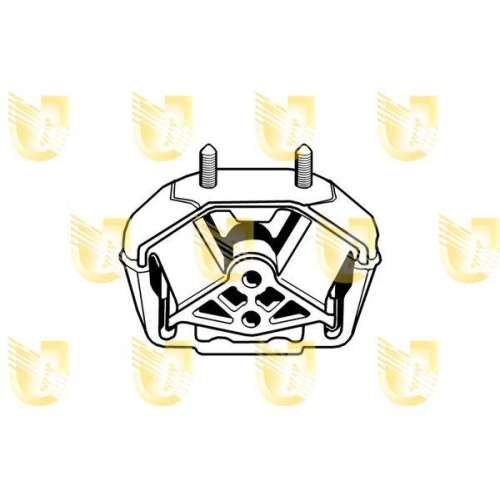 Lagerung Motor Unigom 396516 f&uuml;r Opel Getriebeseitig Hinten
