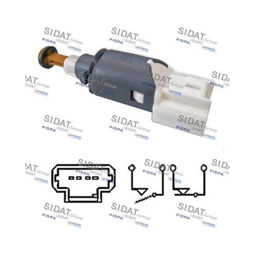 Bremslichtschalter Sidat 5.140096 für Mercedes Benz Mercedes Benz Nissan Opel