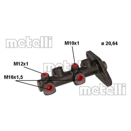 Hauptbremszylinder Metelli 05-1140 f&uuml;r Ford