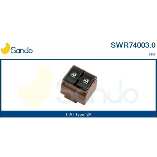 Schalter Fensterheber Sando SWR74003.0 für Fiat Fahrerseitig