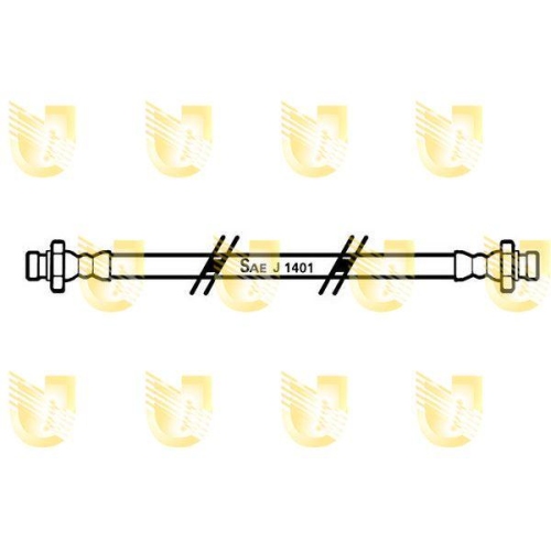 Bremsschlauch Unigom 379077 f&uuml;r Nissan Hinten