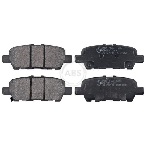 Bremsbelagsatz Scheibenbremse A.b.s. 37745 f&uuml;r Nissan Renault Suzuki Infiniti