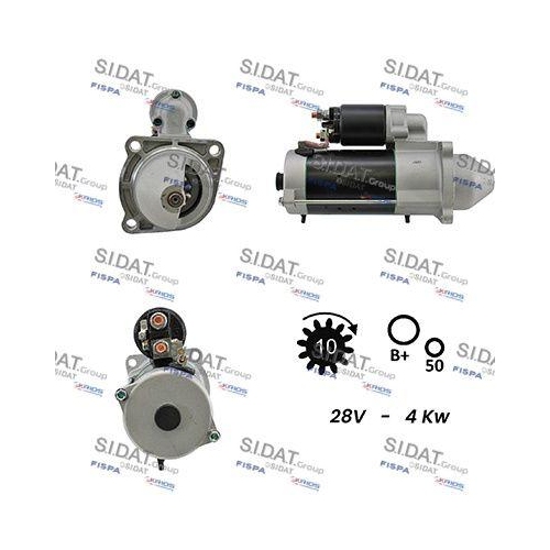 Starter Sidat S24BH0081A2 f&uuml;r Daf Man Renault