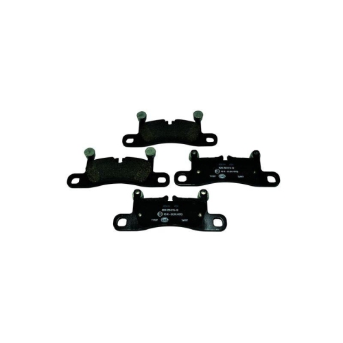 Bremsbelagsatz Scheibenbremse Hella 8DB 355 015-101 f&uuml;r Audi Porsche VW