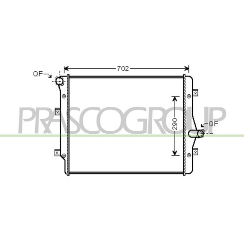 K&uuml;hler Motork&uuml;hlung Prasco AD202R008 Prascoselection f&uuml;r Audi Seat Skoda VW